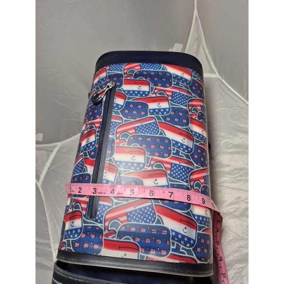 Vineyard Vines Blue Whale 10 Can Capacity Cooler Shoulder Bag pre Owned - Picture 8 of 9